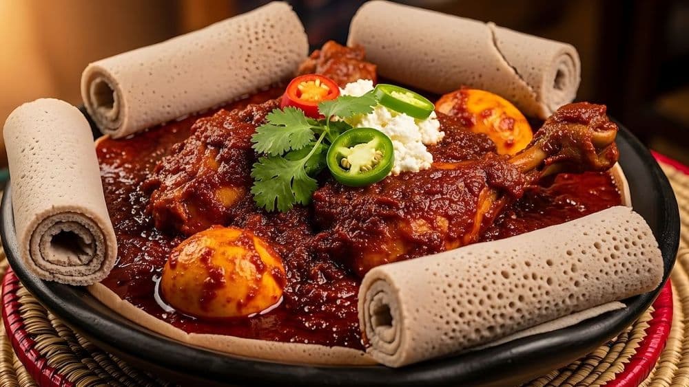 Doro Wat: Guiso Etíope de Pollo con Huevos y Berbere