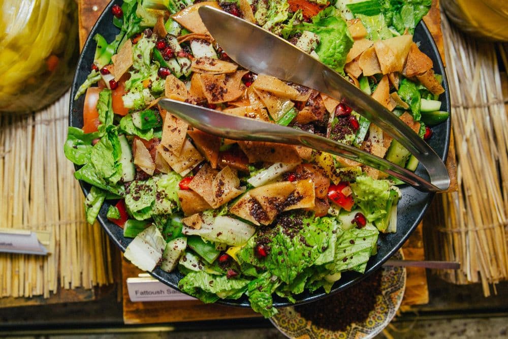 Fattoush: Crisp Levantine Salad with Sumac & Flatbread