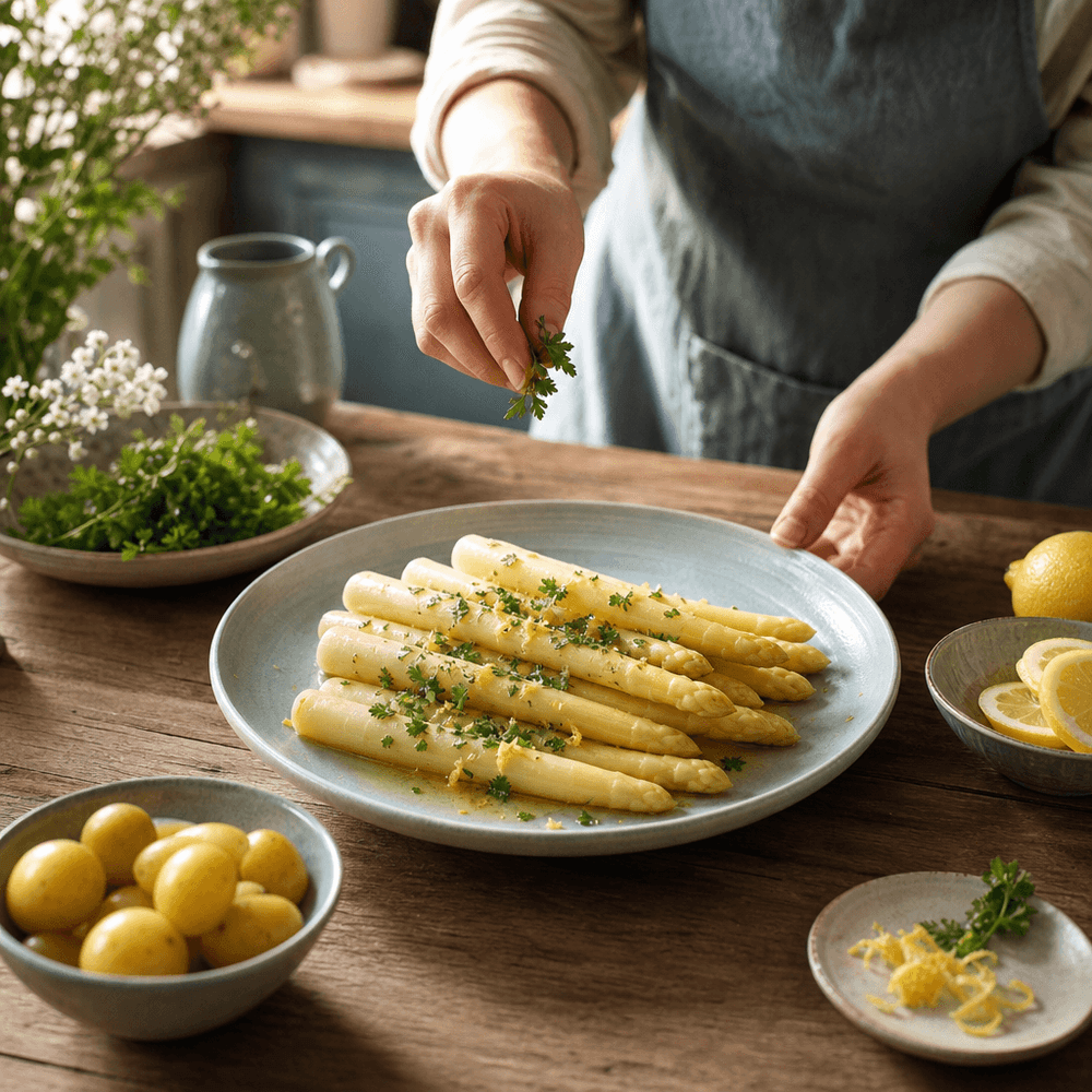 Asperges blanches : le luxe éphémère du printemps
