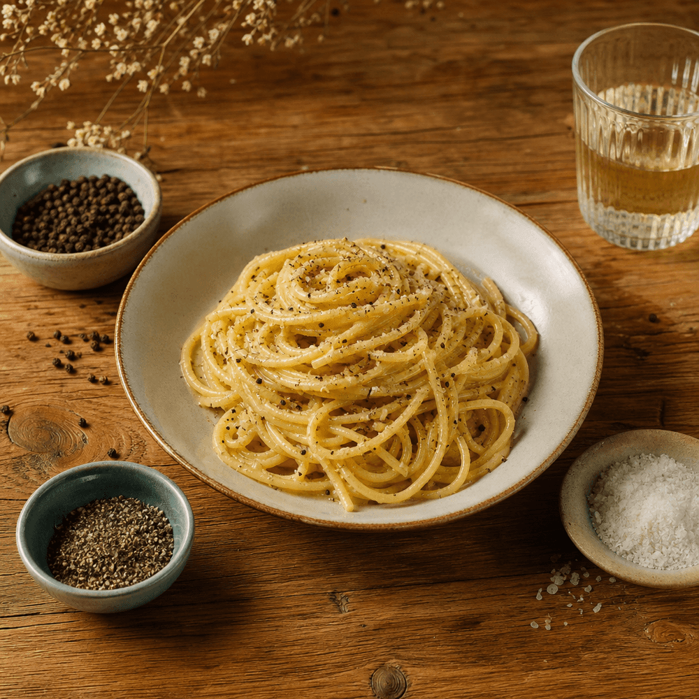 Cacio e Pepe: Roman Pasta with Pecorino and Black Pepper