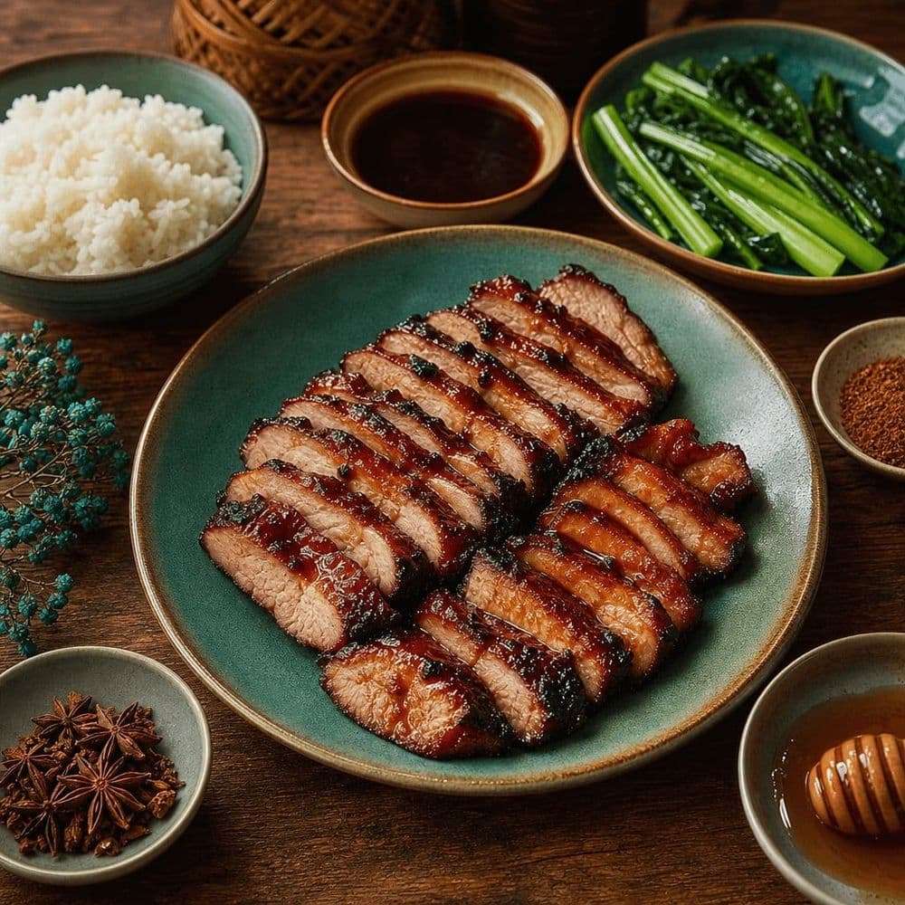 Chinese BBQ Pork: Honey & Five-Spice Glazed