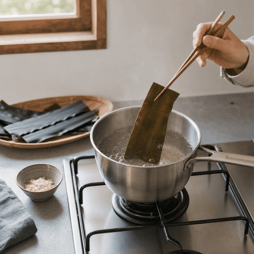 Dashi, Why the Kombu Must Leave Before the Water Boils