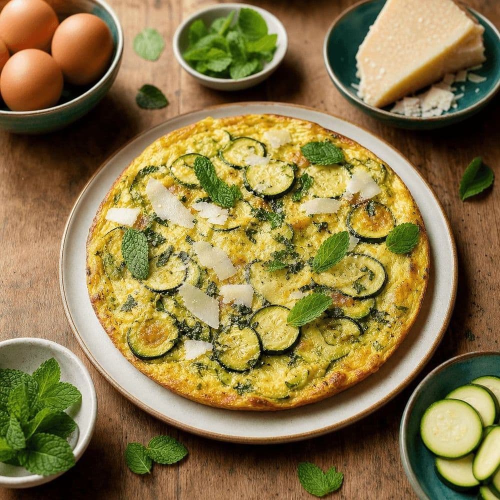 Frittata Dorata di Zucchine al Parmigiano Reggiano