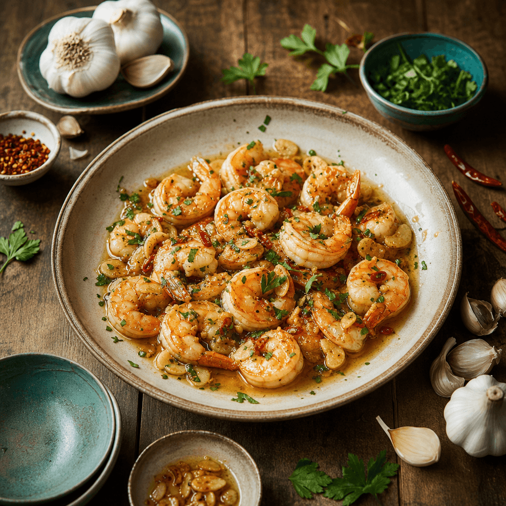 Gambas al Ajillo: Gamberi con Aglio e Peperoncino