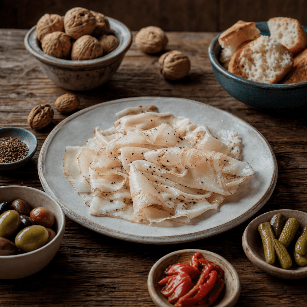 Lardo di Colonnata, Pork Fat Cured in Carrara Marble