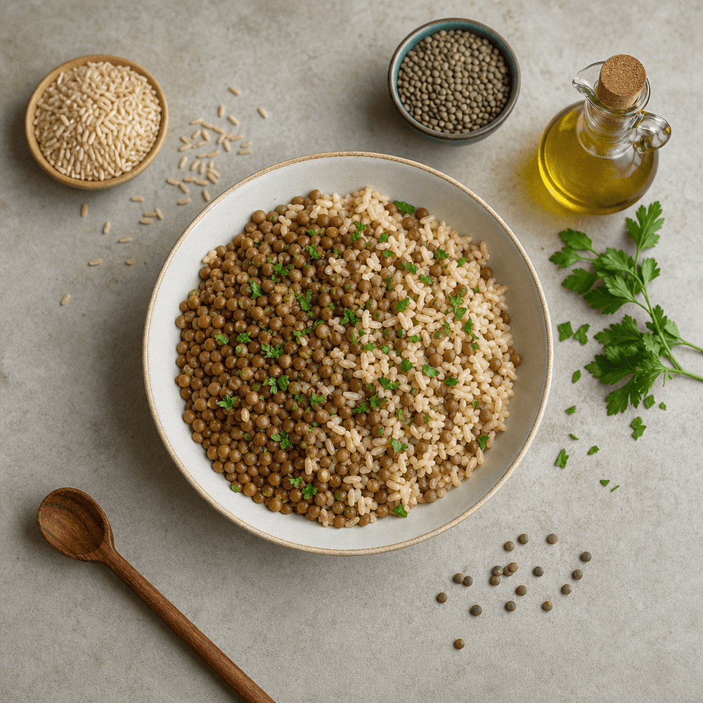 Lentejas con Arroz: Proteína Completa