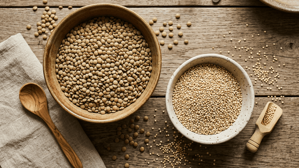 Lenticchie e Quinoa, Proteine Vegetali in Sinergia per Pasti Completi