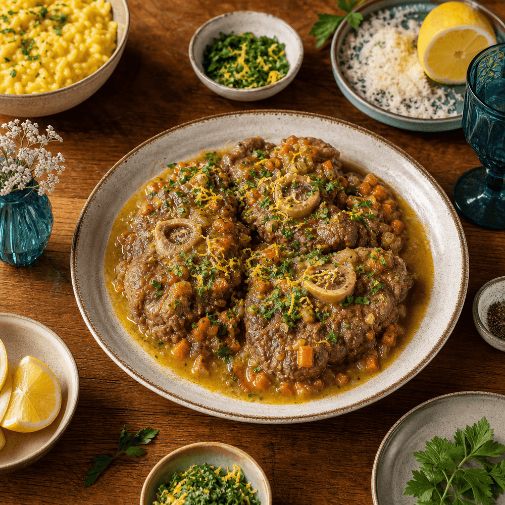 Ossobuco alla Milanese com Gremolata