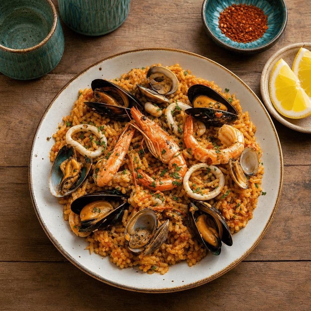 Paella de fruits de mer : la maîtrise du riz