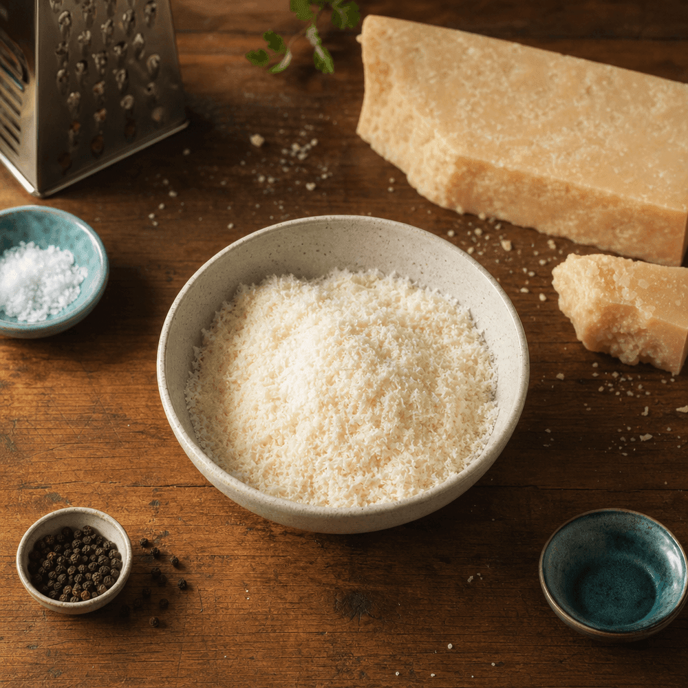 Parmigiano Reggiano râpé à la minute : arôme et texture