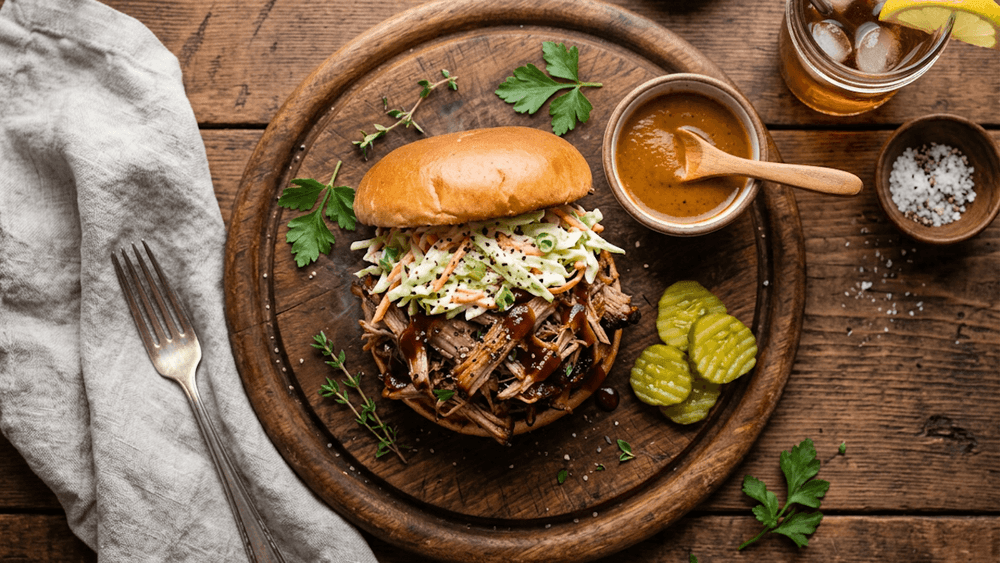 Pulled Pork Sandwich – Langsam gegartes Schweinefleisch nach Carolina-Art