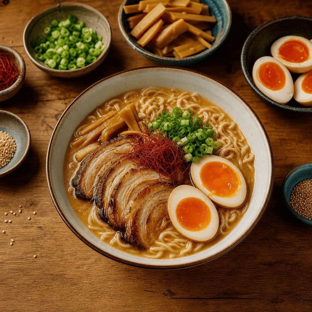 Ramen: Einlagen im letzten Moment für die Textur