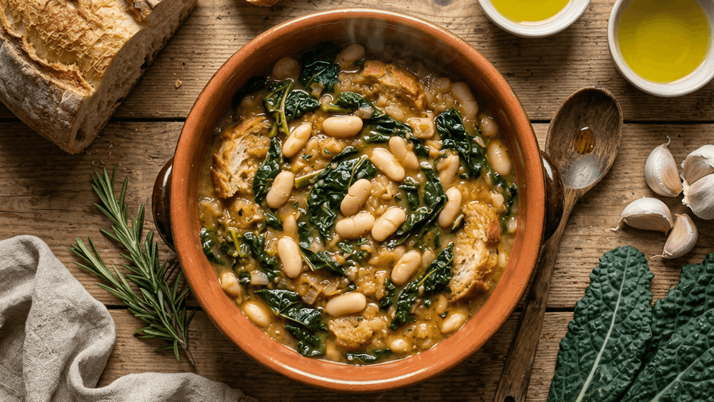Ribollita Toscana con Cavolo Nero e Fagioli Cannellini