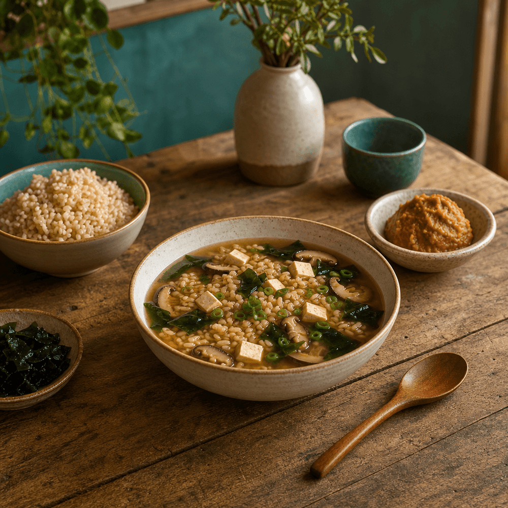 Riso Integrale e Miso nella Cucina Macrobiotica