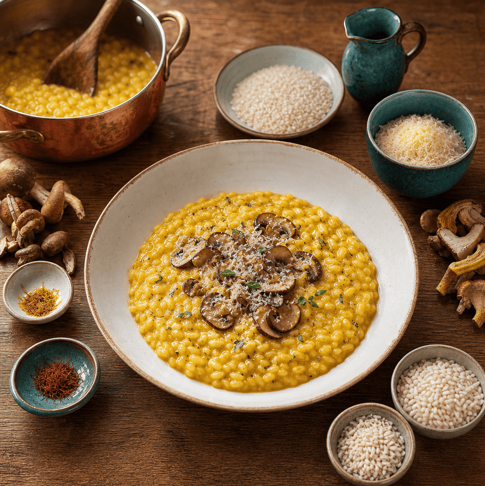 Risoto: O Grão que Absorve a Alma de um Caldo