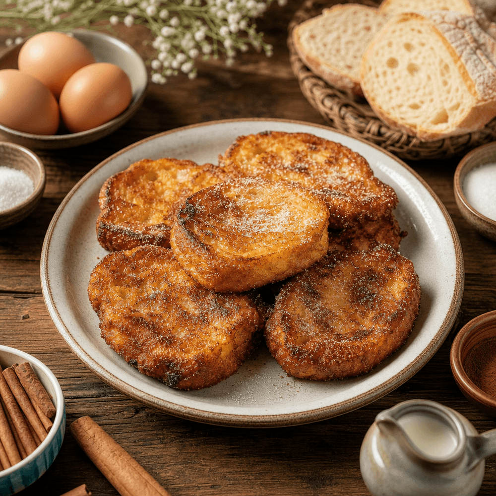 Torrijas: embeber no leite a morno