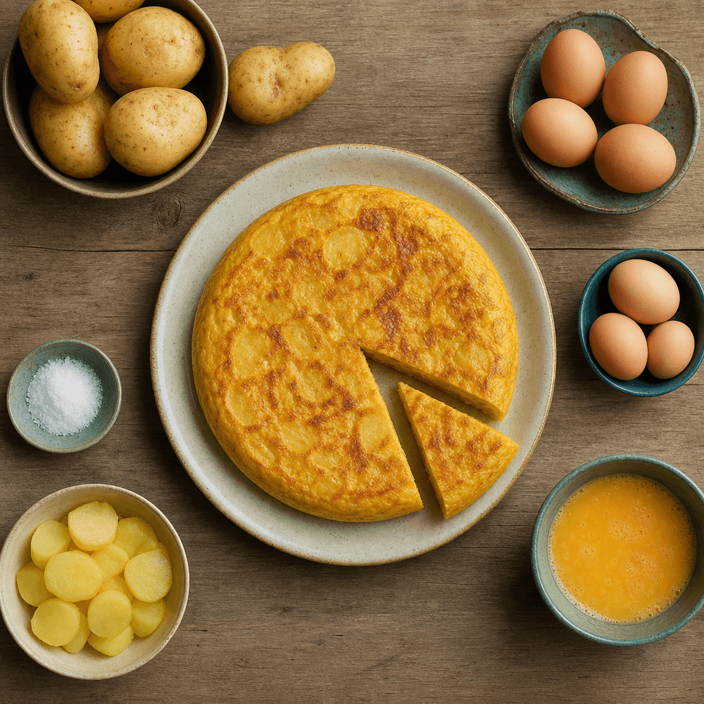Tortilla Española: Patatas y Huevo en su Forma Más Tradicional