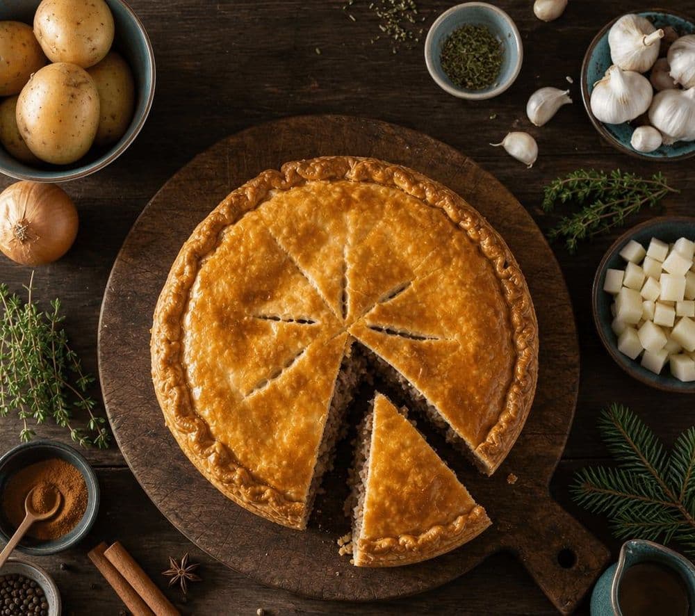Tourtière québécoise au porc et bœuf